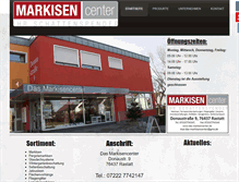 Tablet Screenshot of das-markisencenter.de